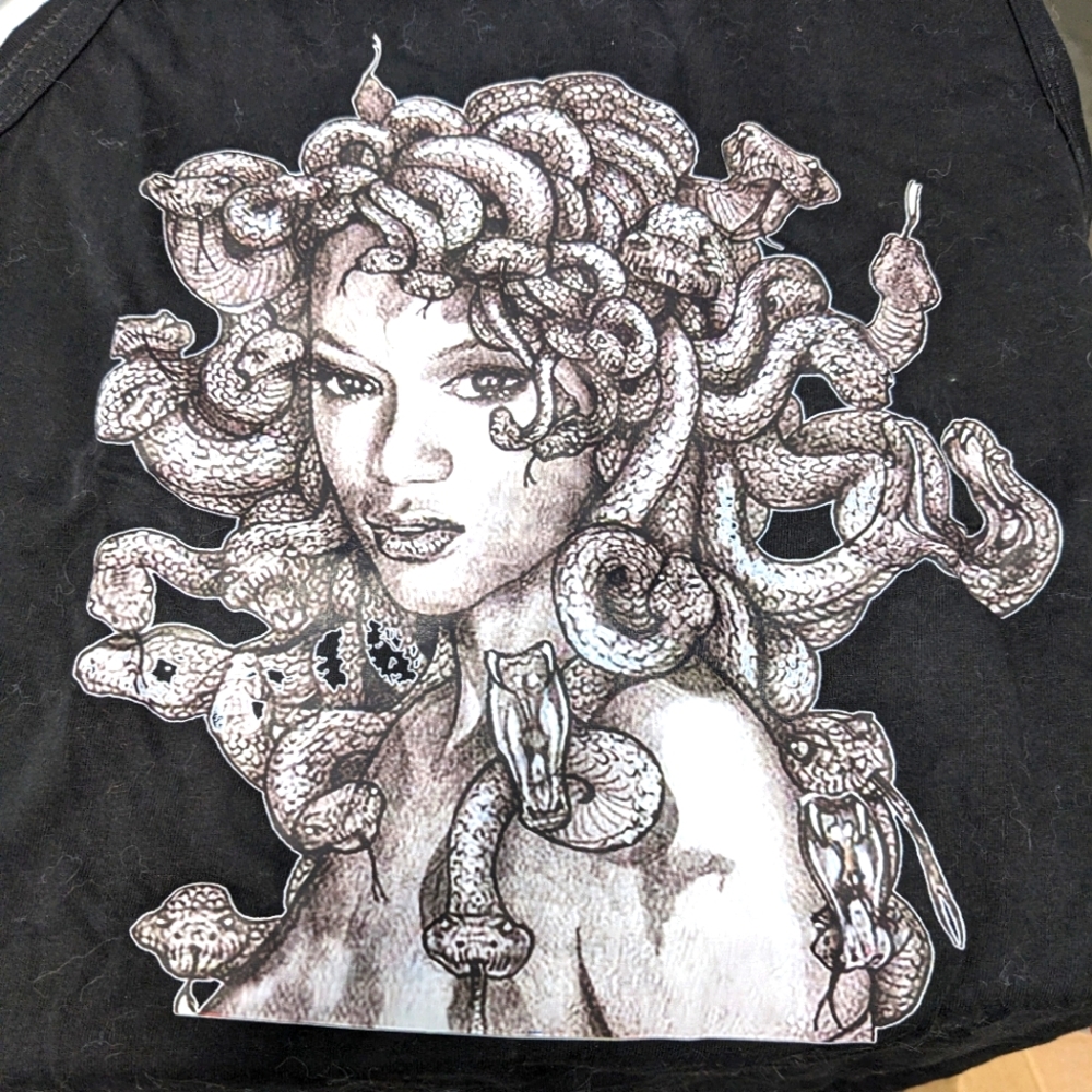 NWOT Medusa black tank top